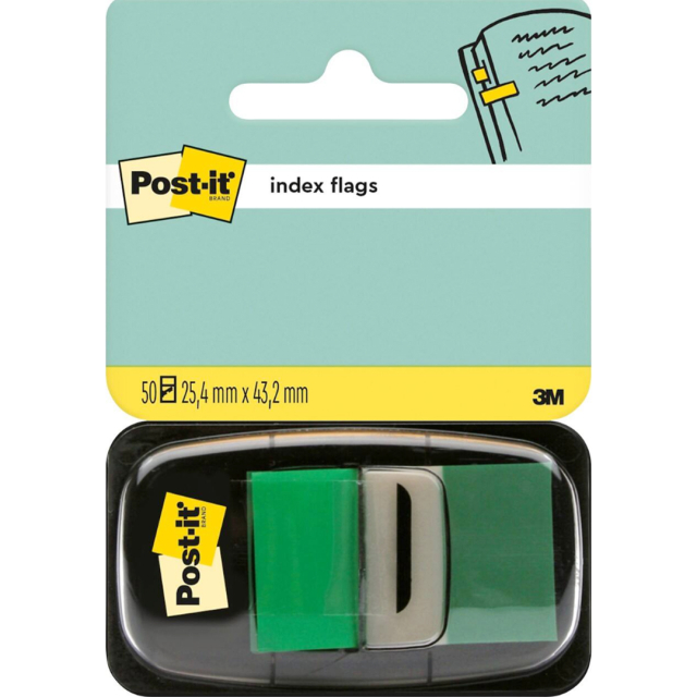 Post-it Indextabs 25,4 x 43,2 mm Groen