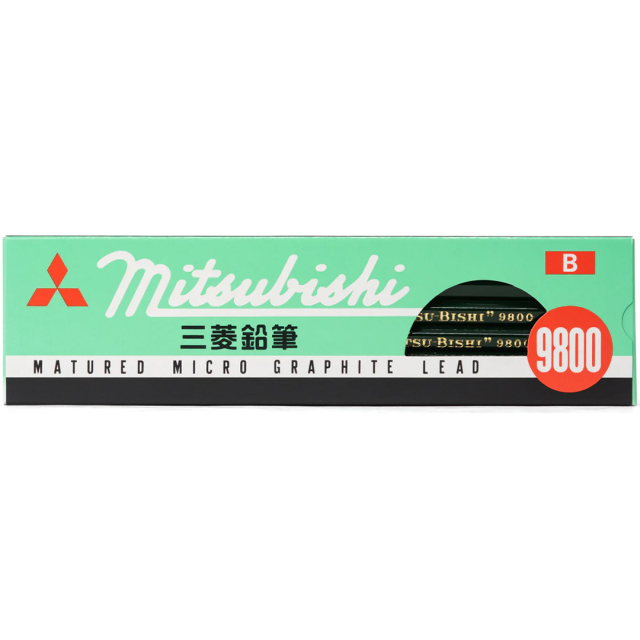Potlood Mitsubishi 9800 B 12-pack
