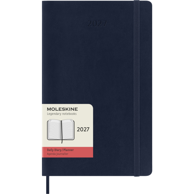 Kalender 12M Daily 2027 Softcover Pocket Sapphire Blue
