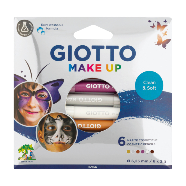 Schminkstiften Make Up Metallic 6-set
