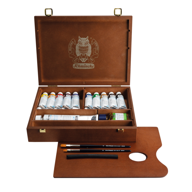 Olieverf Norma Blue Houten Set