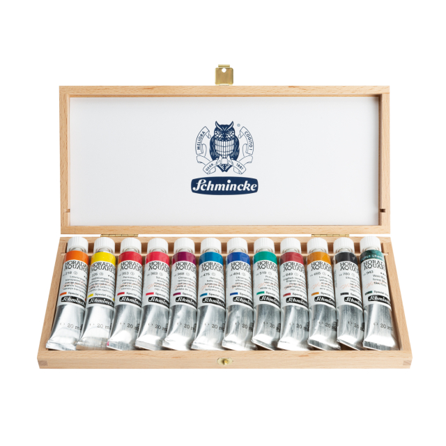 Horadam Aquarell Wooden Box 12x20 ml