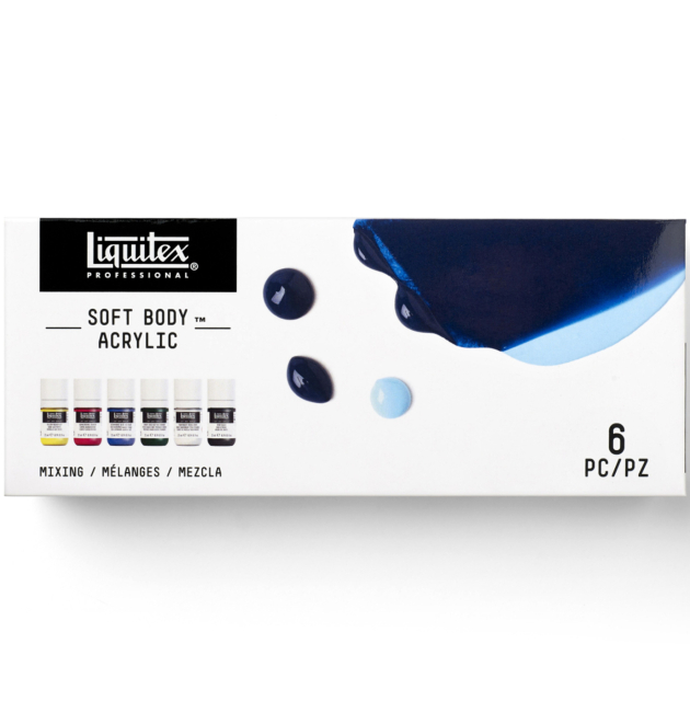 Acrylverf Soft Body Mixing Set 6x22 ml