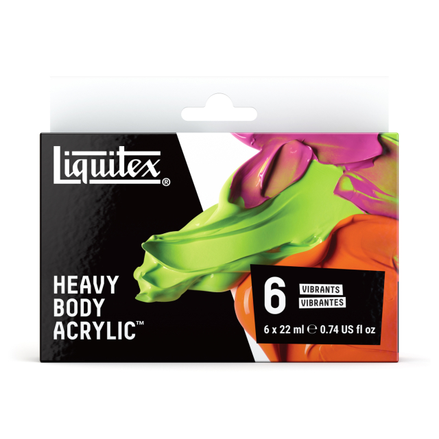 Acrylverf Heavy Body Vibrant Set 6x22 ml