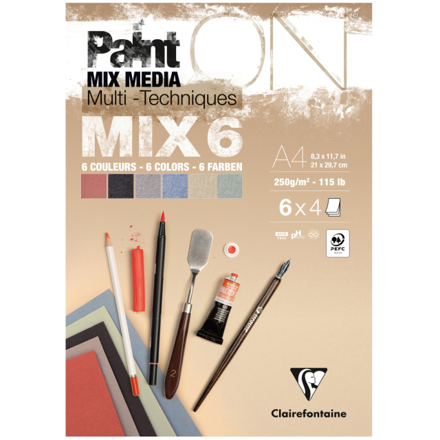 Paint'ON Mixed Media Mix6 A4