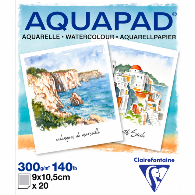 Aquapad aquarelblok 9x10,5 cm