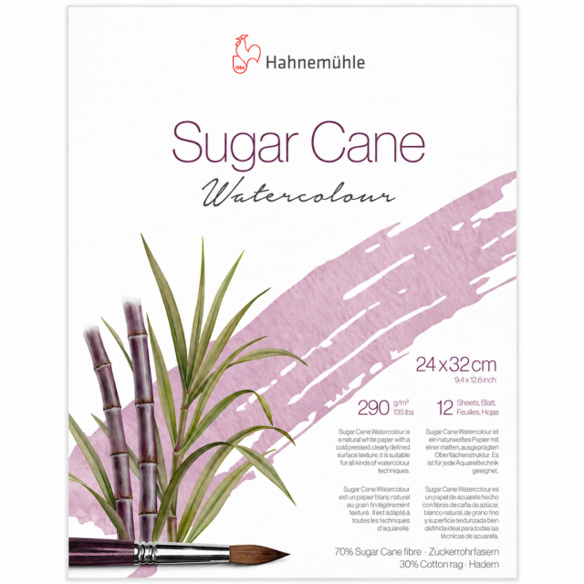 Aquarelblok Sugar Cane 290g 24x32 cm