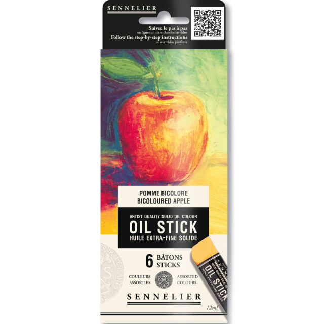 Oil Stick Mini 6-set Bicoloured apple