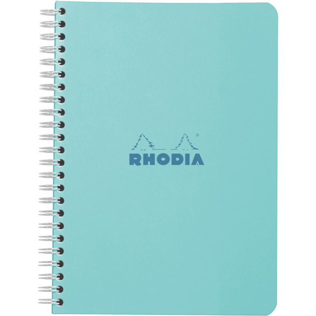 Notebook Spiral Azure A5 Gelinieerd