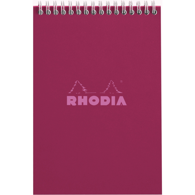 Classic Notepad Plum A5 Gelinieerd