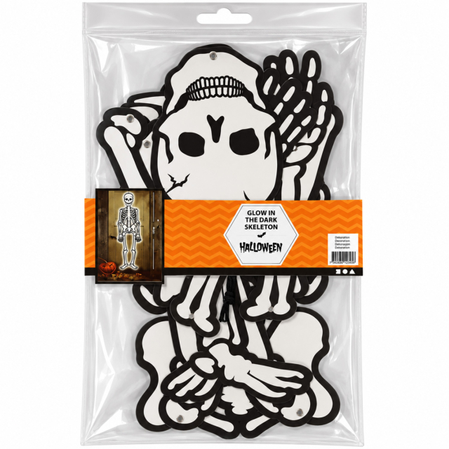 Skelet glow-in-the-dark 120 cm