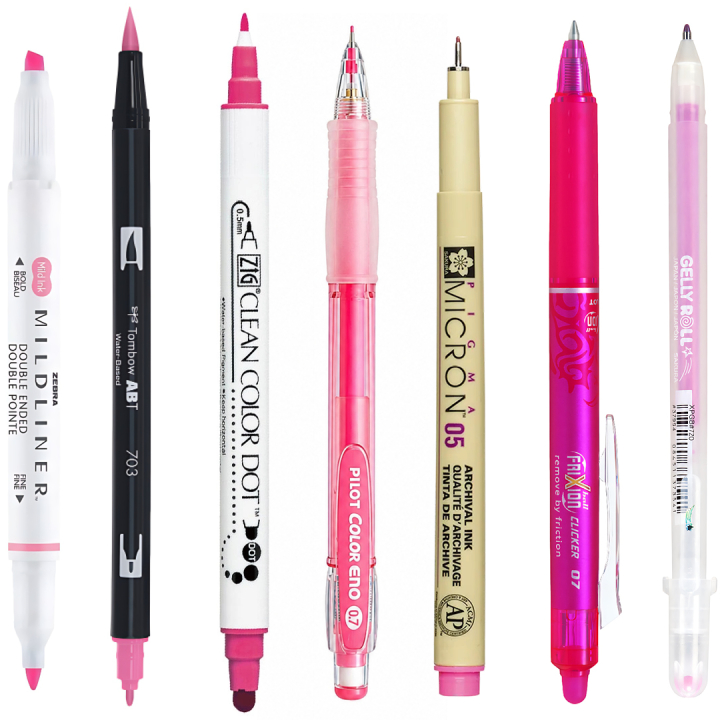 Sample kit Roze in de groep Shop by colour / Shop by colour: Roze bij Voorcrea (sample02_set)