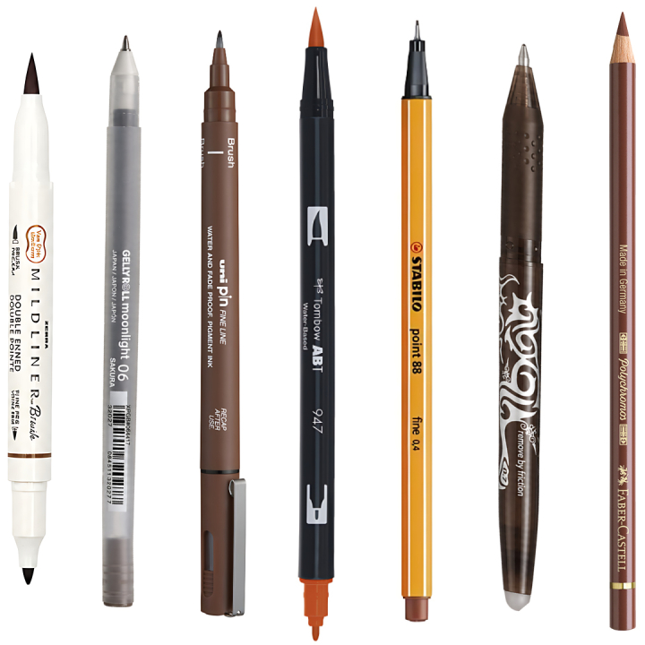 Sample kit Bruin in de groep Selected / Sample kits bij Voorcrea (sample05_set)