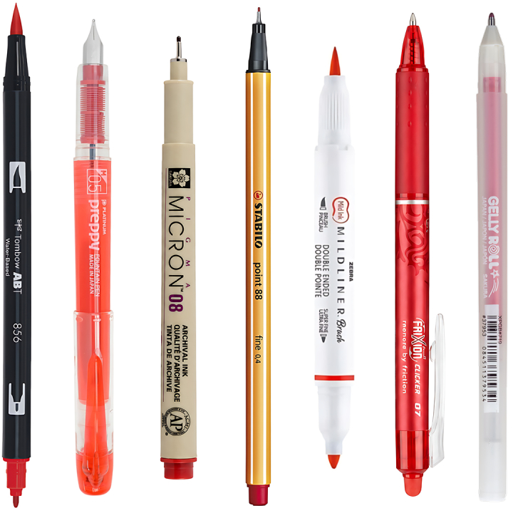 Sample kit Rood in de groep Selected / Sample kits bij Voorcrea (sample07_set)