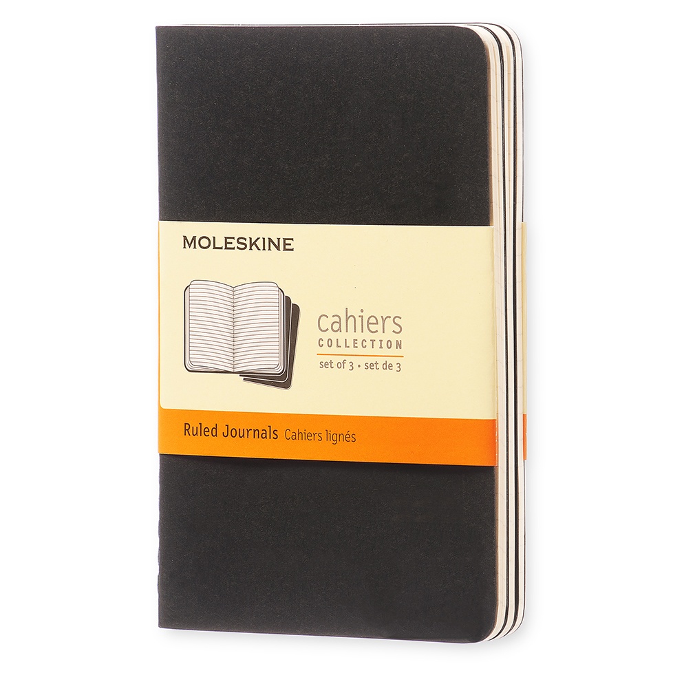 Cahier Pocket Black in de groep Papier & Blokken / Schrijven en noteren / Schrijfblokken en schriften bij Voorcrea (100316_r)