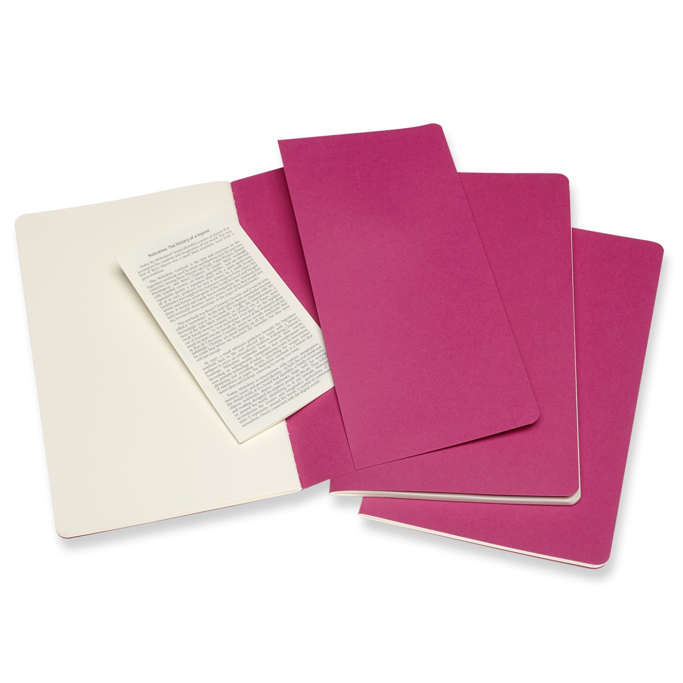 Cahier Large Pink Plain in de groep Papier & Blokken / Schrijven en noteren / Notitieboeken bij Voorcrea (100333)