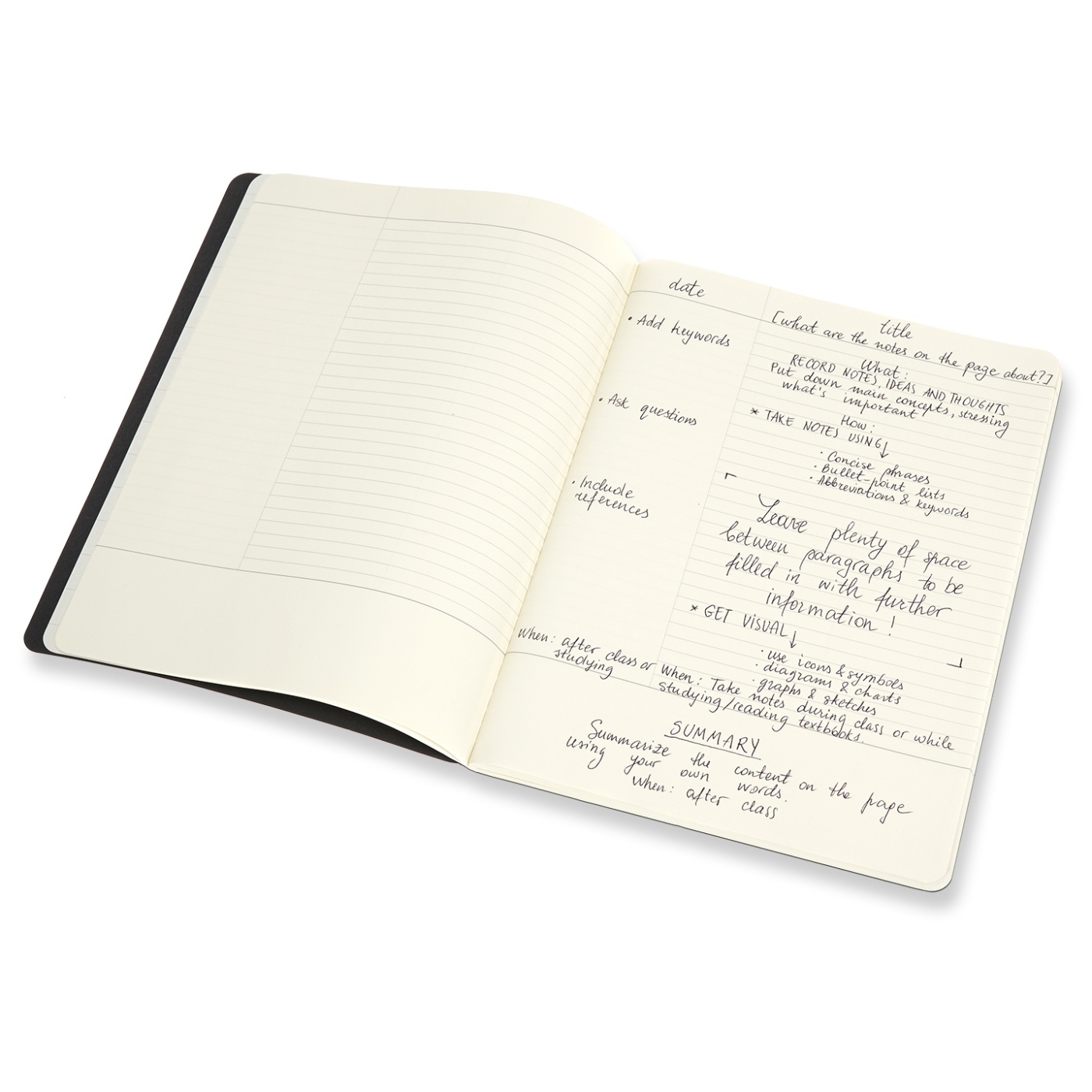 Cahier Subject A4 Black/Red Ruled in de groep Papier & Blokken / Schrijven en noteren / Notitieboeken bij Voorcrea (100337)