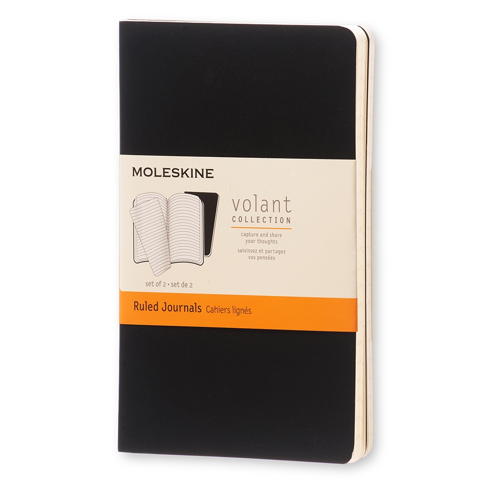 Volant Pocket Black in de groep Papier & Blokken / Schrijven en noteren / Notitieboeken bij Voorcrea (100340_r)