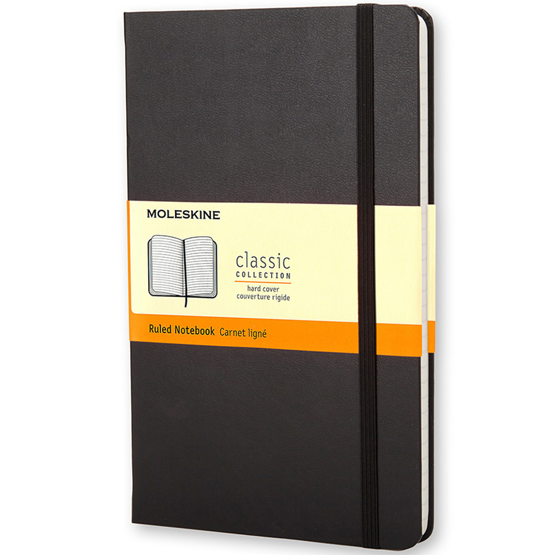 Classic Hardcover Large Black in de groep Papier & Blokken / Schrijven en noteren / Notitieboeken bij Voorcrea (100352_r)