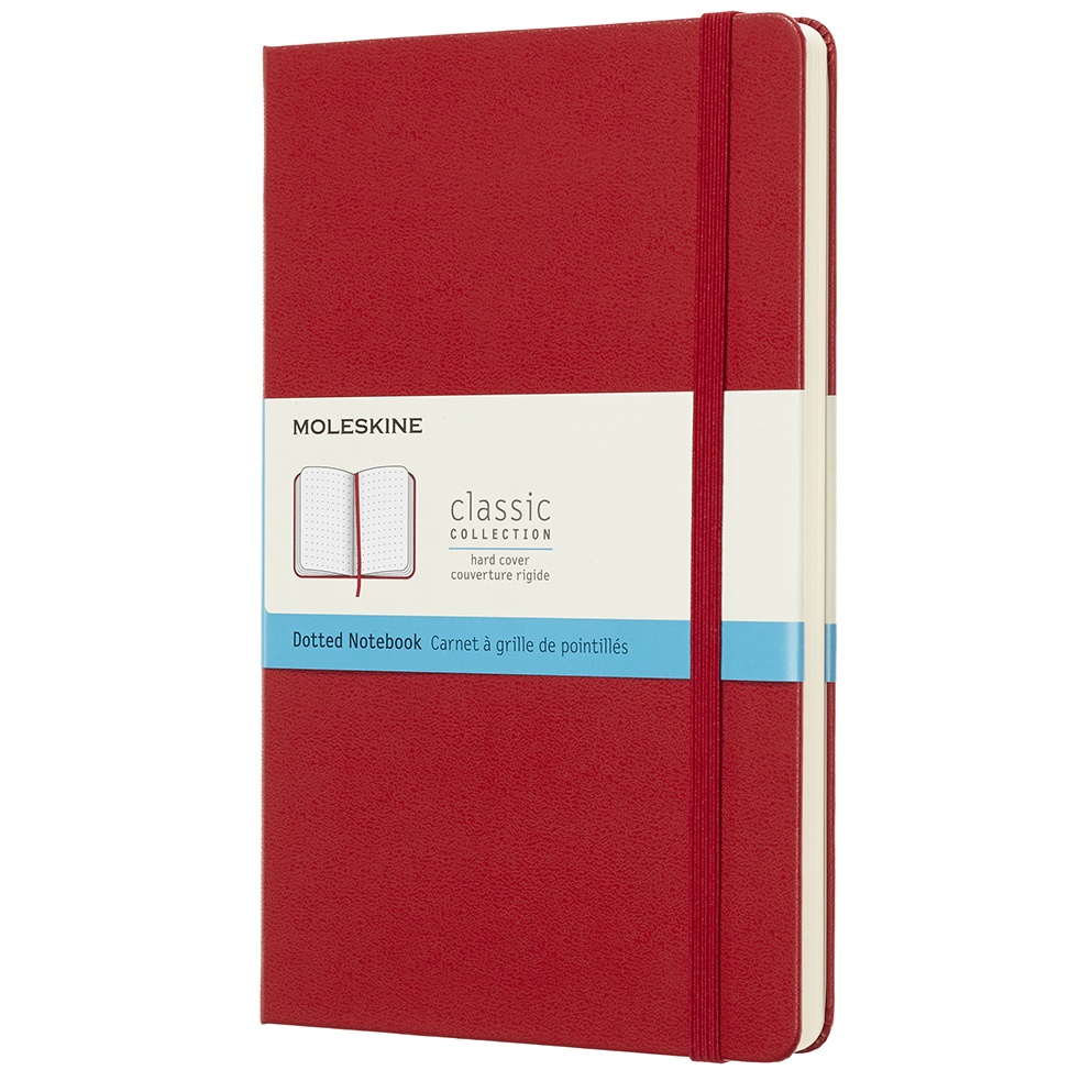 Classic Hardcover Large Red in de groep Papier & Blokken / Schrijven en noteren / Notitieboeken bij Voorcrea (100355_r)