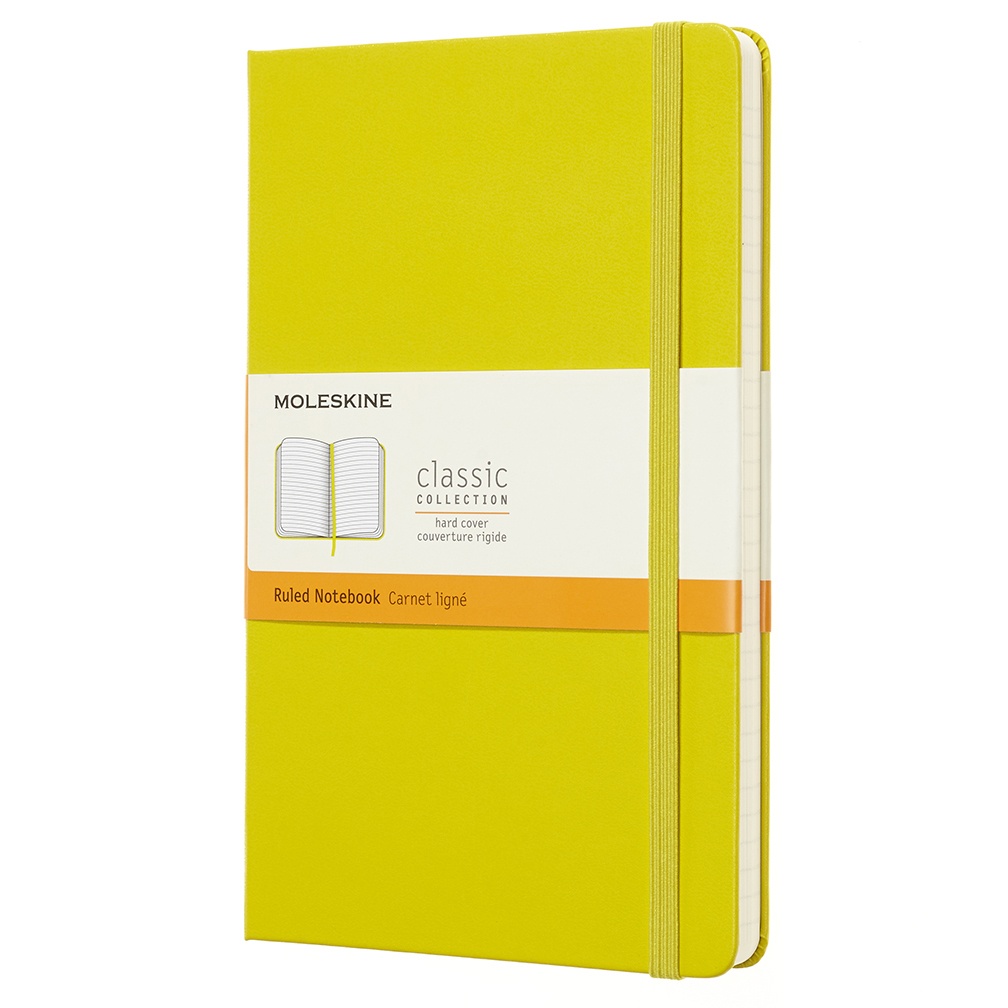 Classic Hardcover Large Yellow in de groep Papier & Blokken / Schrijven en noteren / Notitieboeken bij Voorcrea (100358_r)