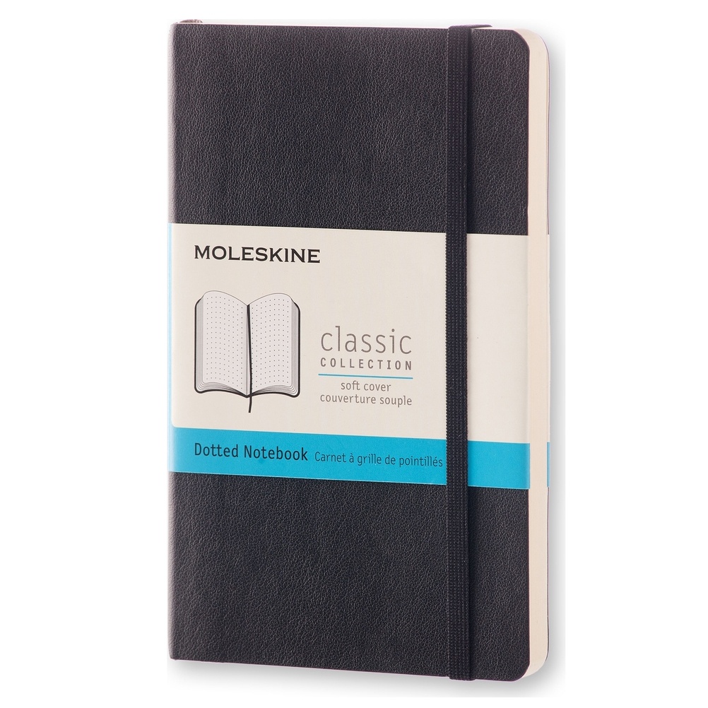 Classic Soft Cover Pocket Black in de groep Papier & Blokken / Schrijven en noteren / Notitieboeken bij Voorcrea (100365_r)