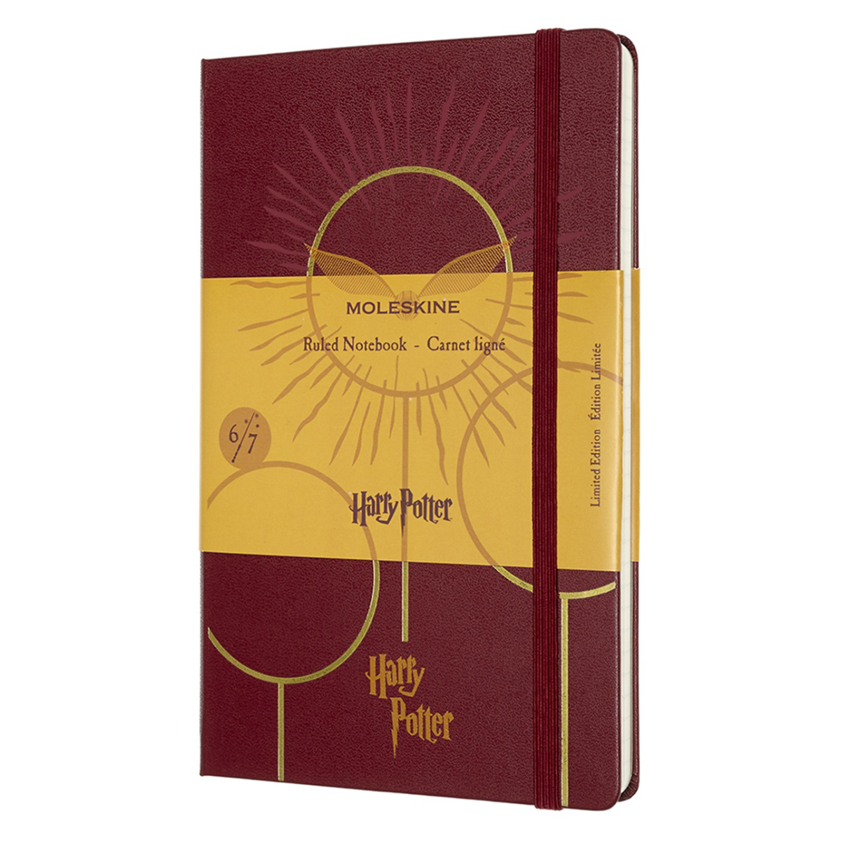 Hardcover Large Harry Potter Bordeaux Red in de groep Papier & Blokken / Schrijven en noteren / Notitieboeken bij Voorcrea (100402)