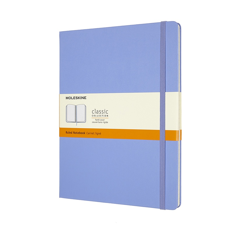 Classic Hardcover XL Hydrangea Blue in de groep Papier & Blokken / Schrijven en noteren / Notitieboeken bij Voorcrea (100407_r)