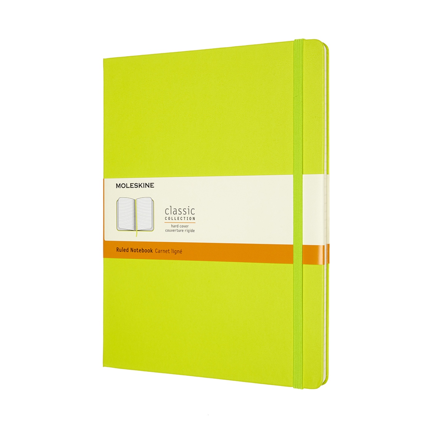 Classic Hardcover XL Lemon Green in de groep Papier & Blokken / Schrijven en noteren / Notitieboeken bij Voorcrea (100418_r)