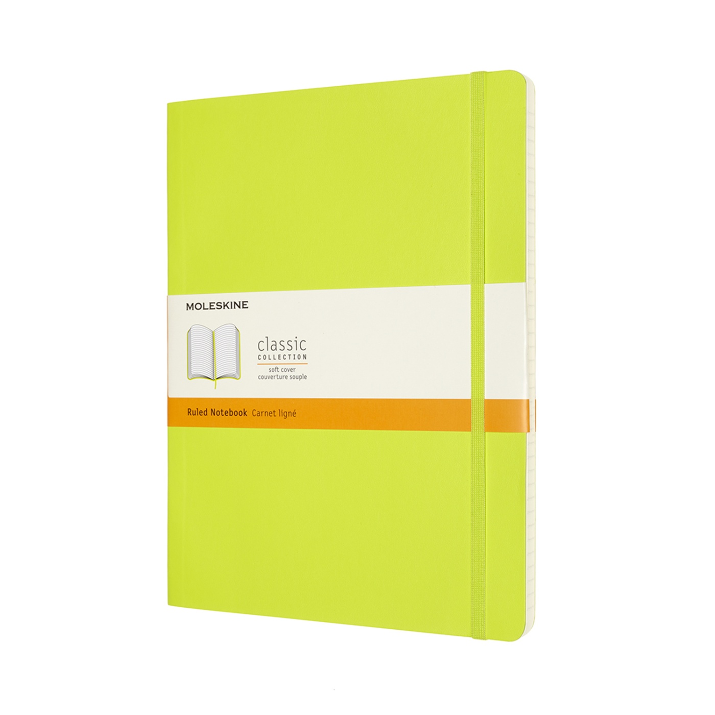 Classic Soft Cover XL Lemon Green in de groep Papier & Blokken / Schrijven en noteren / Notitieboeken bij Voorcrea (100427_r)
