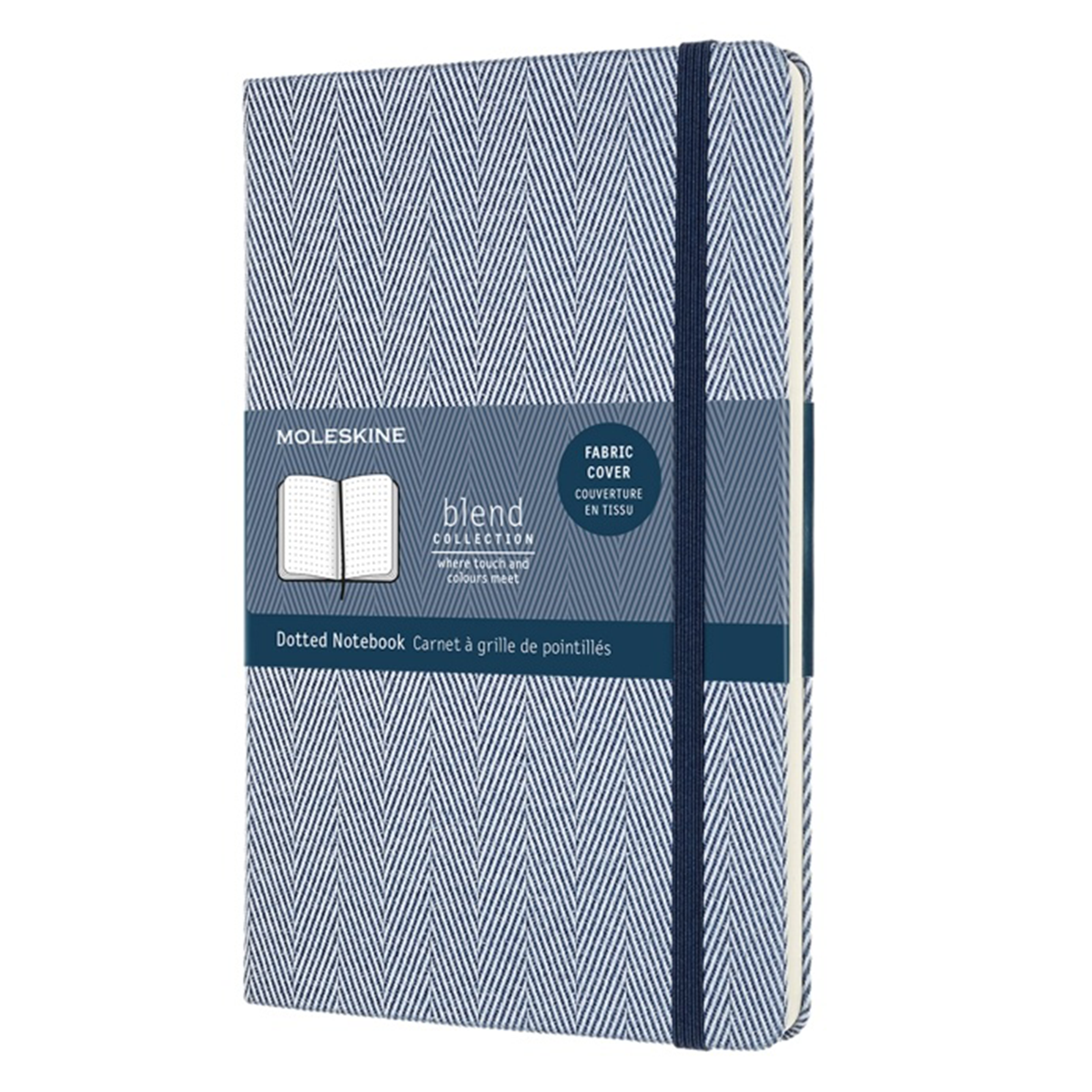Blend Hardcover Large Dark Blue in de groep Papier & Blokken / Schrijven en noteren / Notitieboeken bij Voorcrea (100446_r)