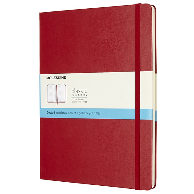 Classic Hardcover XL Red in de groep Papier & Blokken / Schrijven en noteren / Notitieboeken bij Voorcrea (100459_r)