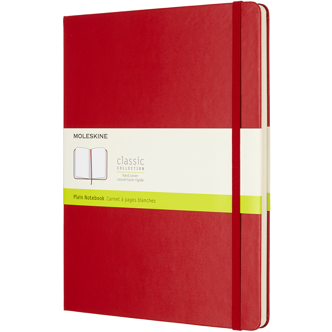 Classic Hard Cover Notebook XL Red