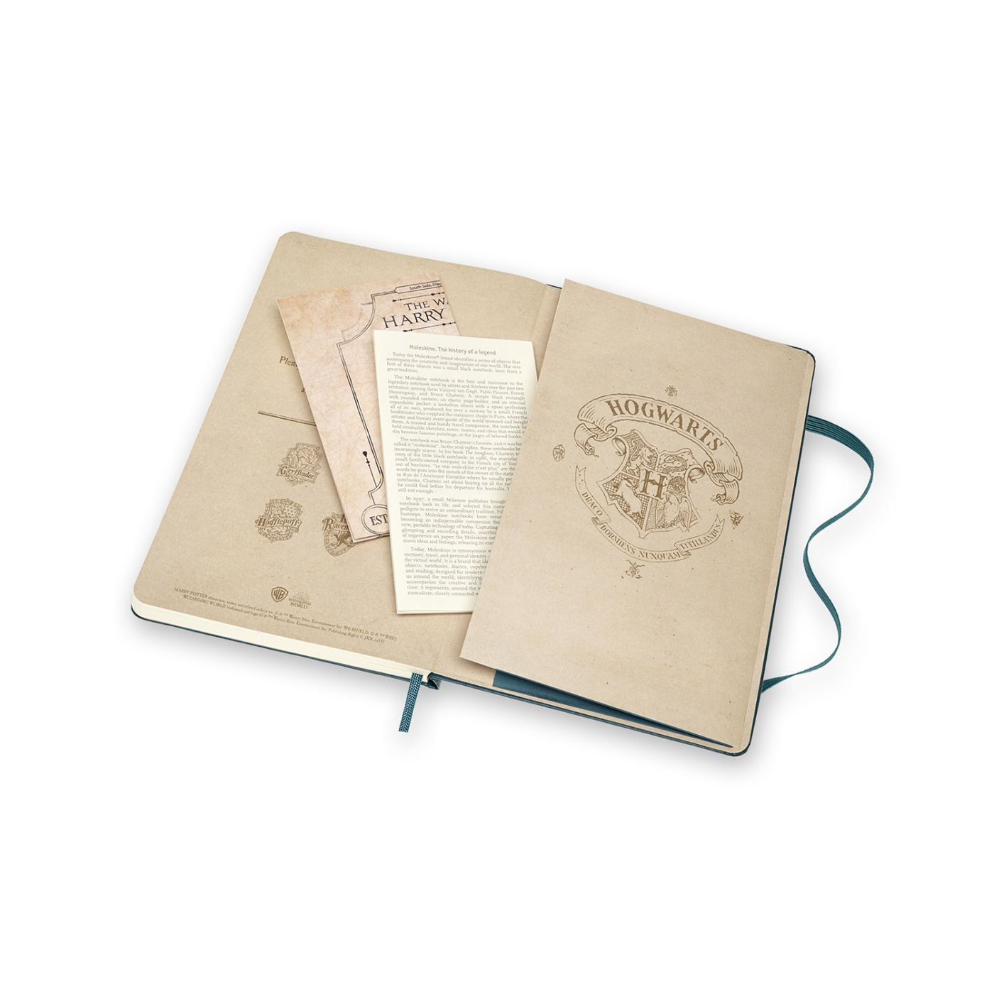 Hardcover Large Harry Potter Green in de groep Papier & Blokken / Schrijven en noteren / Notitieboeken bij Voorcrea (100464)