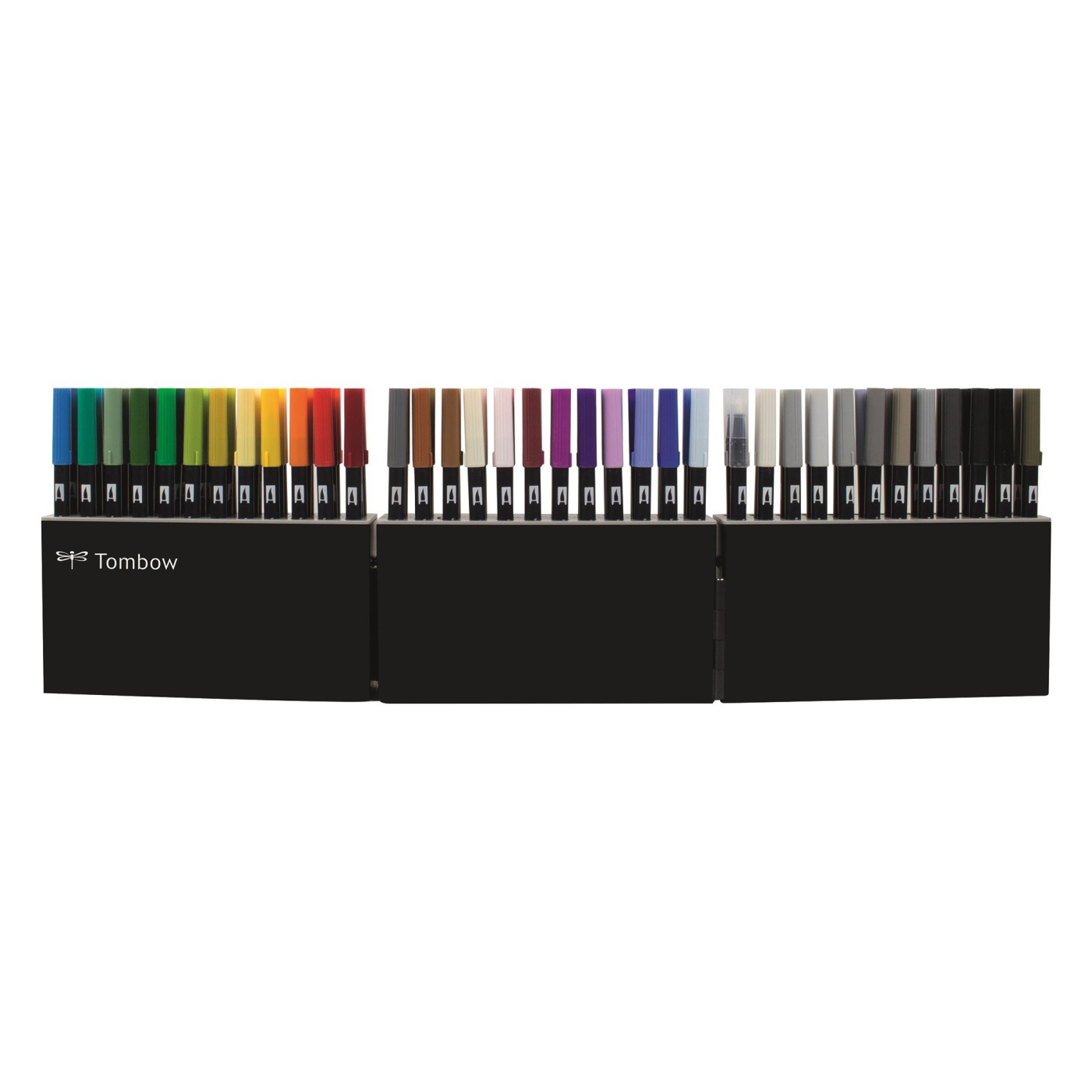 ABT Dual Brush Pen Box Case 108 Set in de groep Pennen / Kunstenaarspotloden en -stiften / Penseelstiften bij Voorcrea (101109)