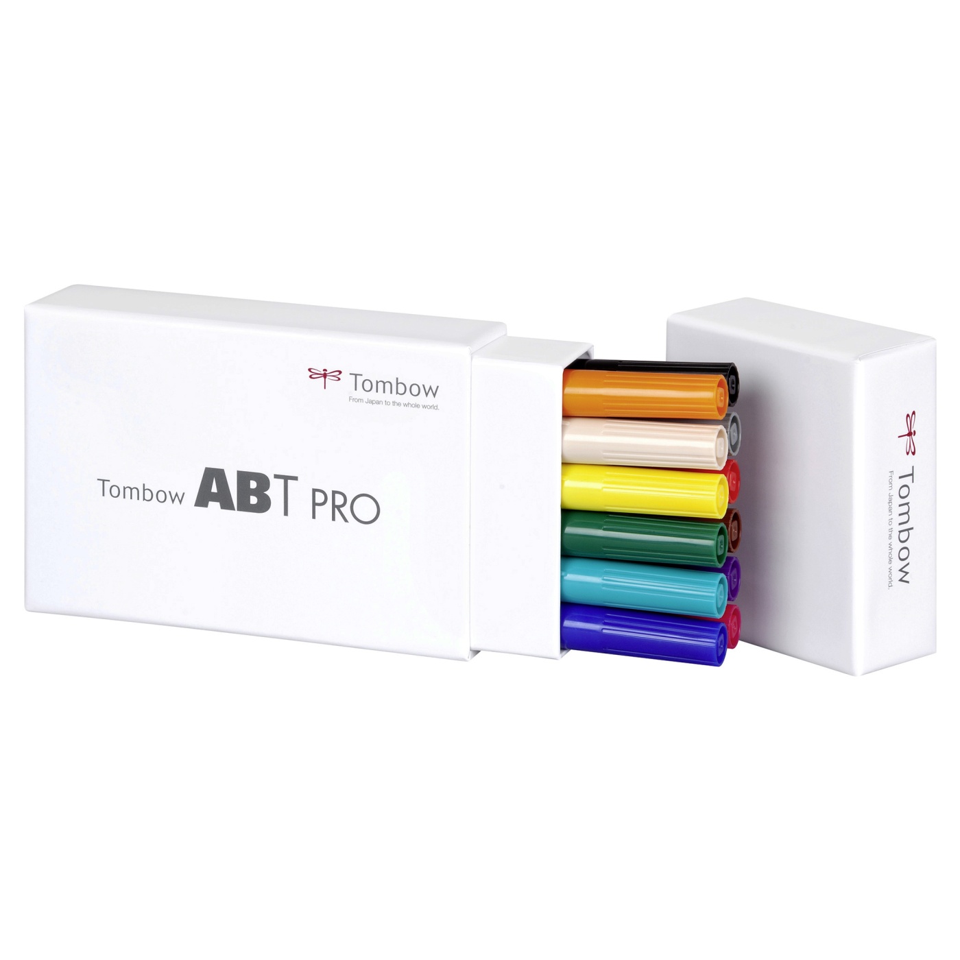 ABT PRO Dual Brush Pen 12-set Basic in de groep Pennen / Kunstenaarspotloden en -stiften / Penseelstiften bij Voorcrea (101254)