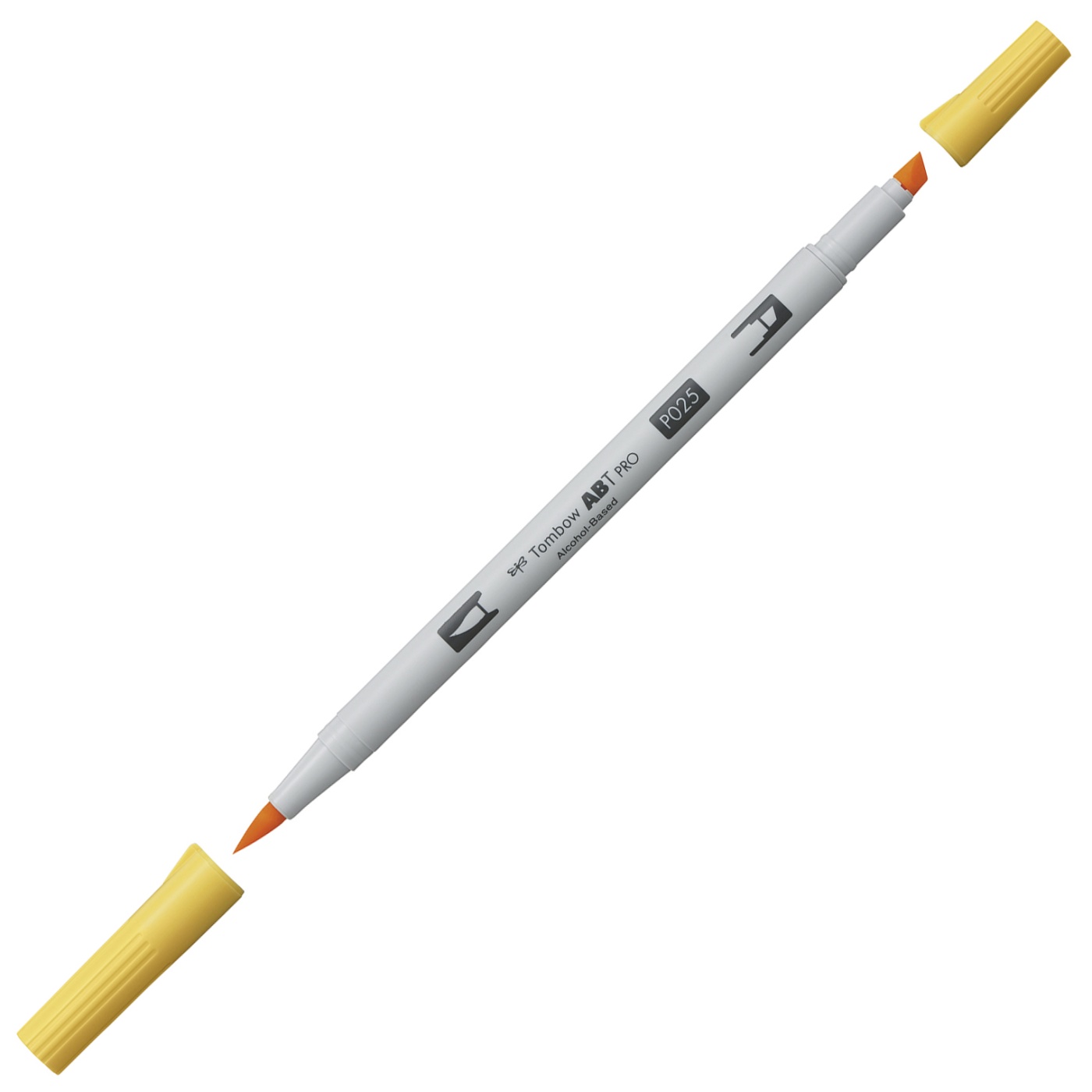 ABT PRO Dual Brush Pen 5-set Warm Grey in de groep Pennen / Kunstenaarspotloden en -stiften / Illustratiemarkers bij Voorcrea (101258)