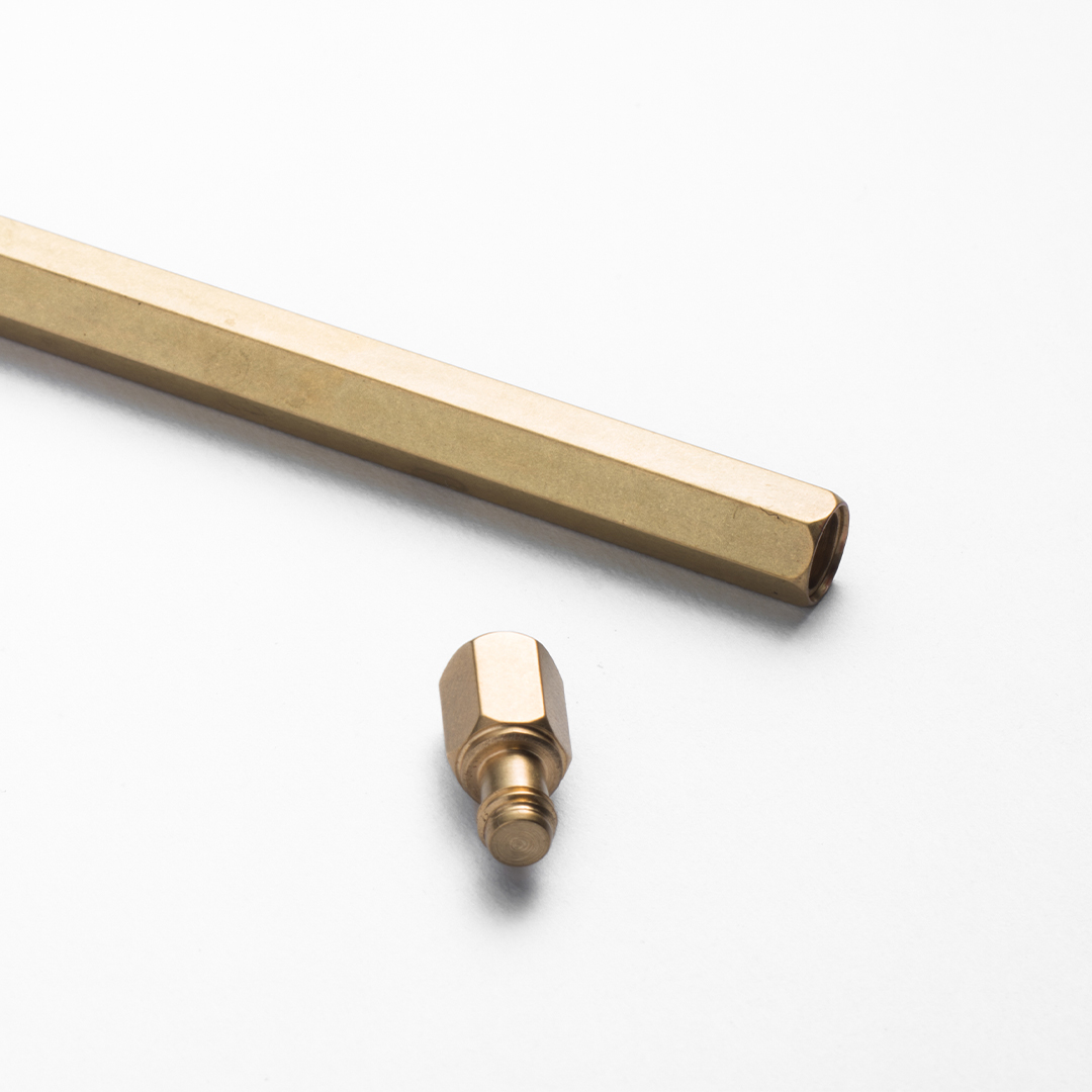Classic Reflect Pencil lead box Brass