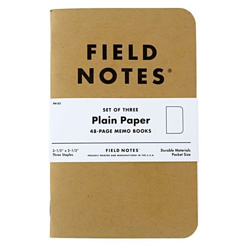 Memo Book Plain 3-pack in de groep Papier & Blokken / Schrijven en noteren / Notitieboeken bij Voorcrea (101424)