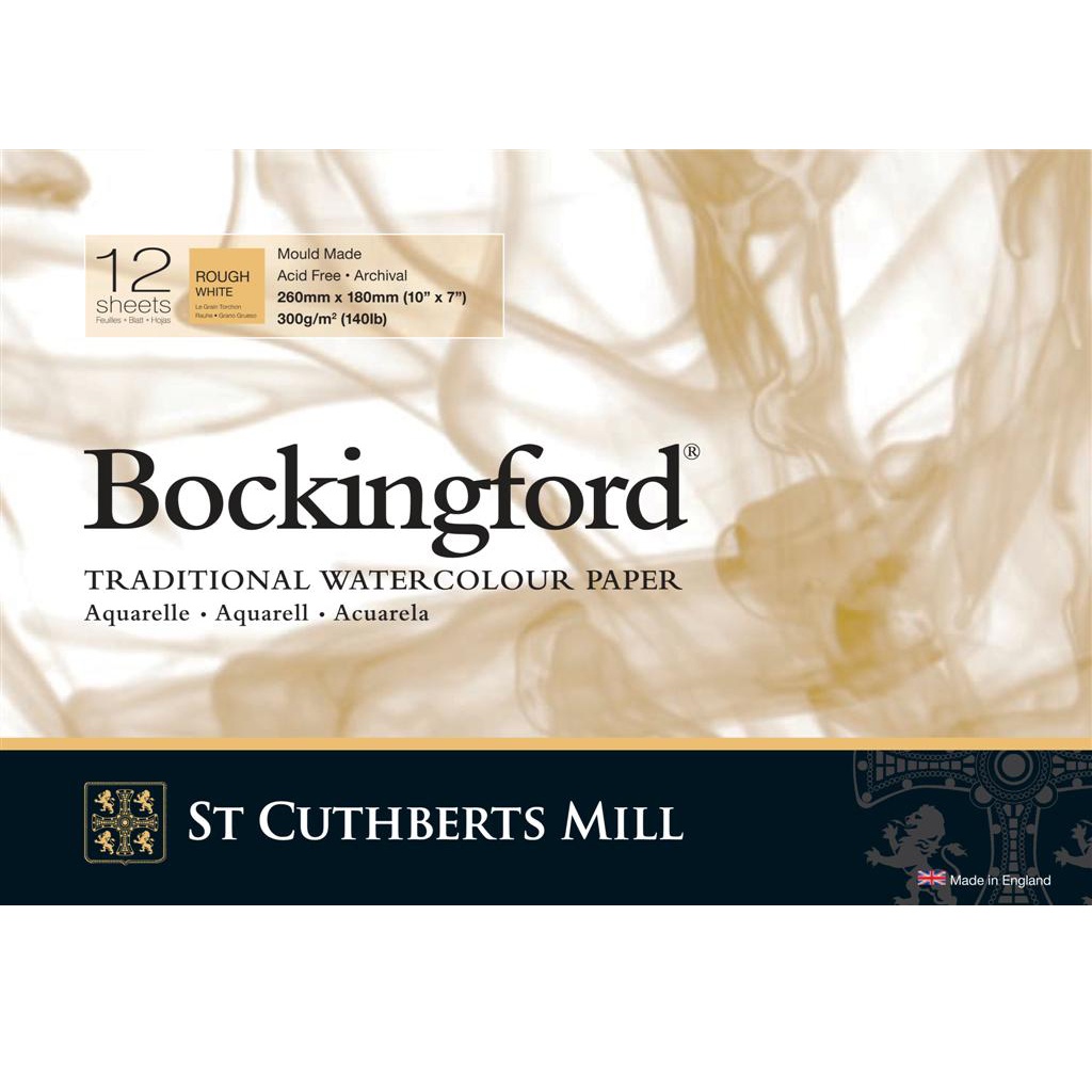 Bockingford Aquarelblok Rough 300g 26x18cm in de groep Papier & Blokken / Tekenblokken / Aquarelblokken bij Voorcrea (101500)