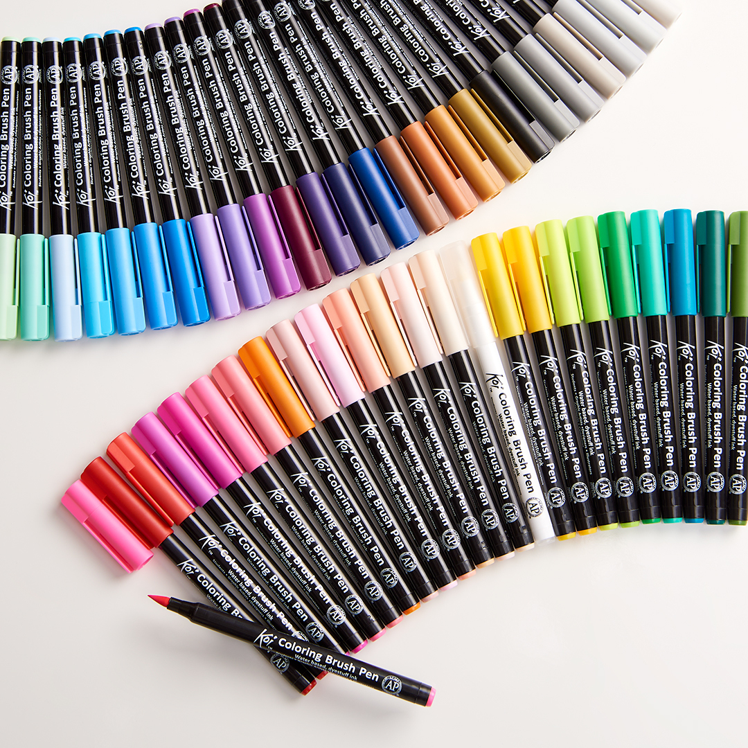 Koi Coloring Brush Pen Stuk