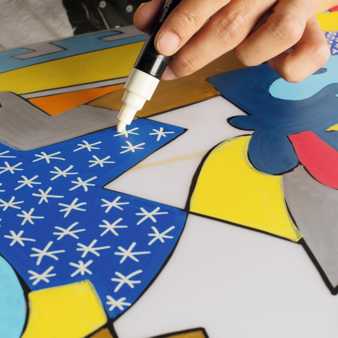 Posca Marker White - Set of 8