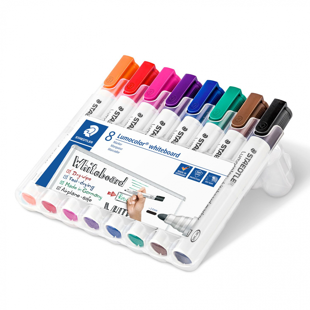 Lumocolor Whiteboard marker 8-pack 2 mm