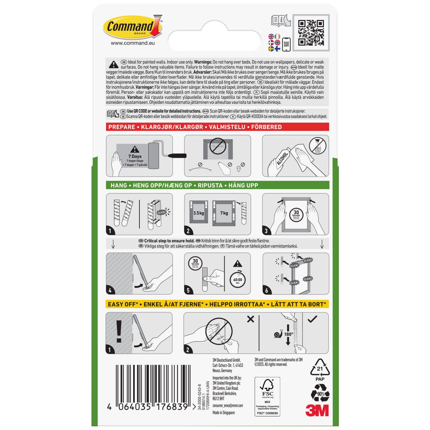 Command Hanging Strips Large