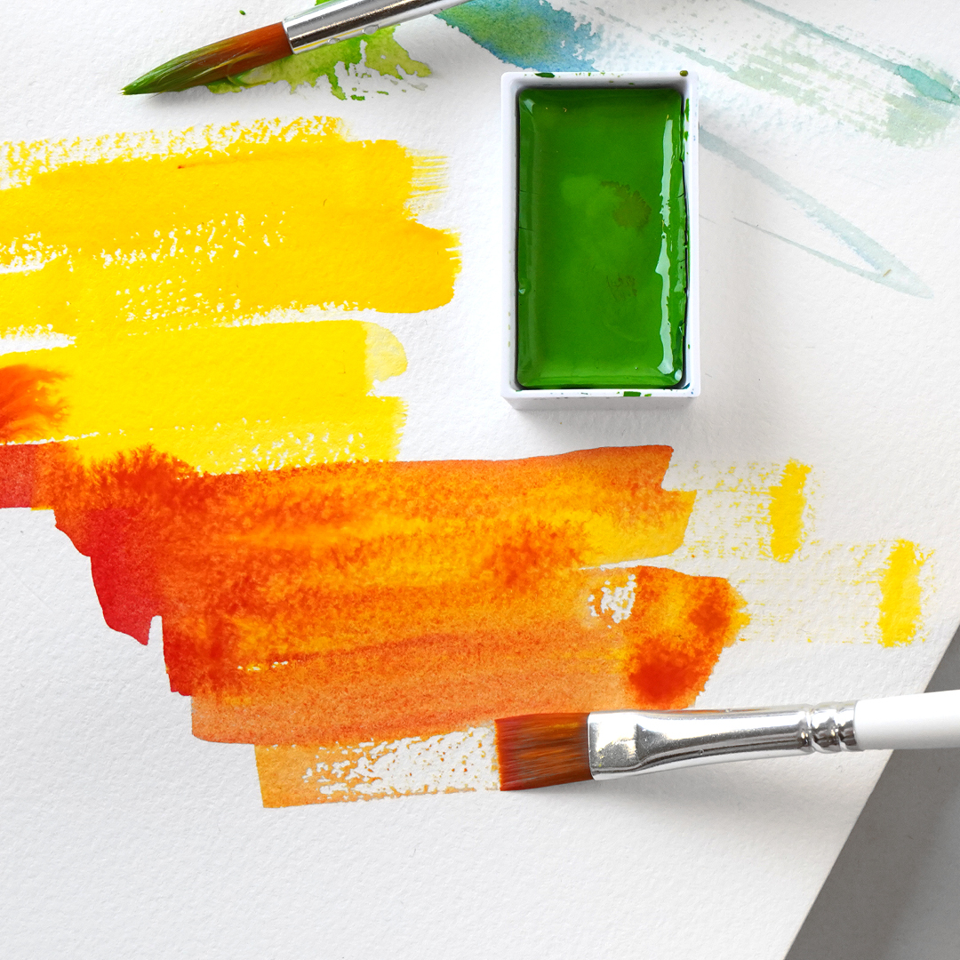 Synthetische penselen Aquarel/Universeel 6-set