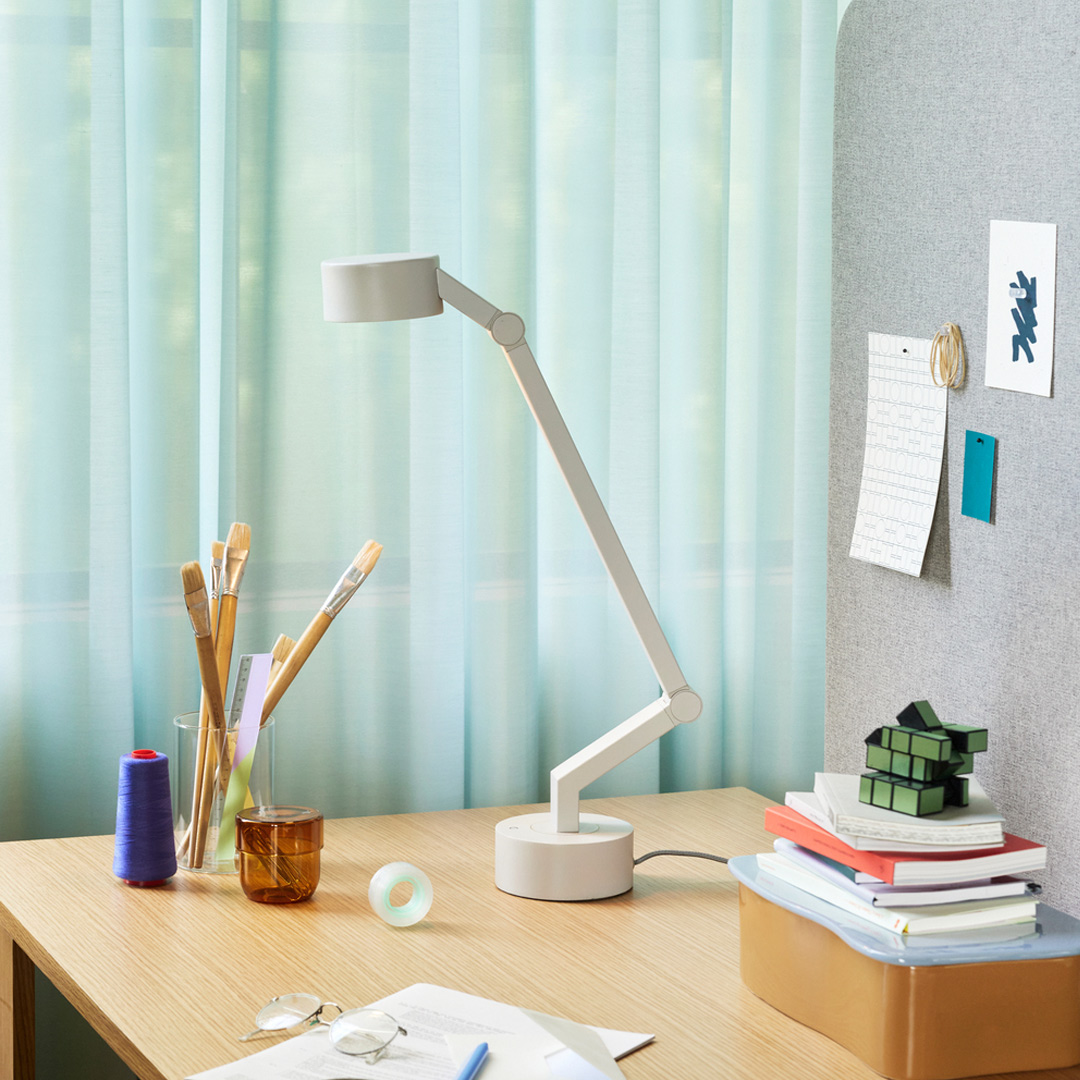 Verve Bureaulamp Lichtgrijs
