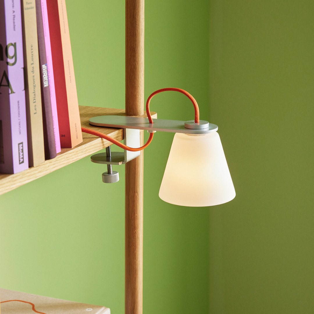 Lure Klemlamp Metallic Silver