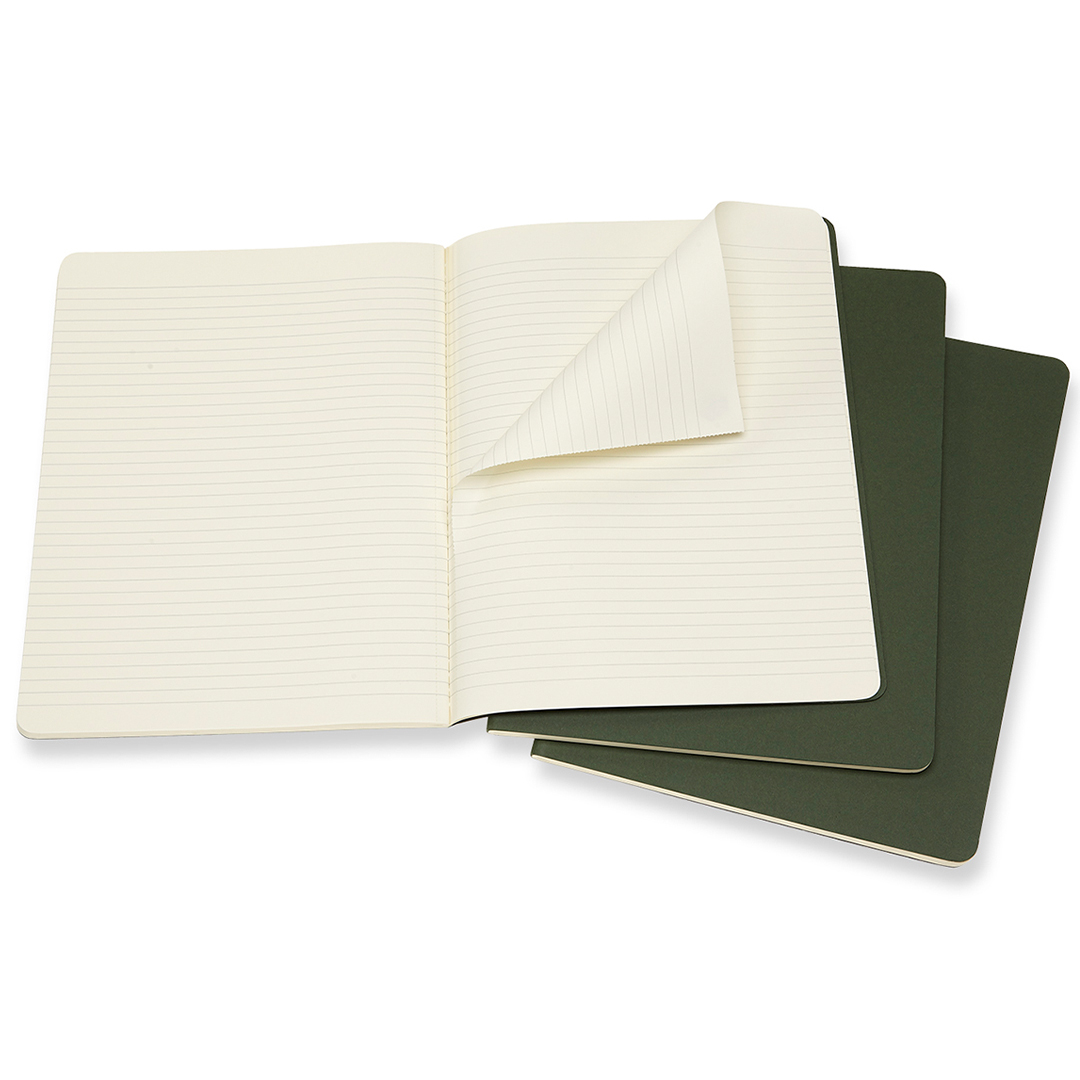 Cahier Notebook XL Green Gelijnd