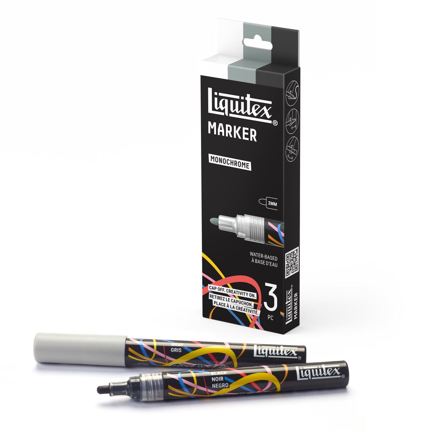 Marker Monochrome set van 3