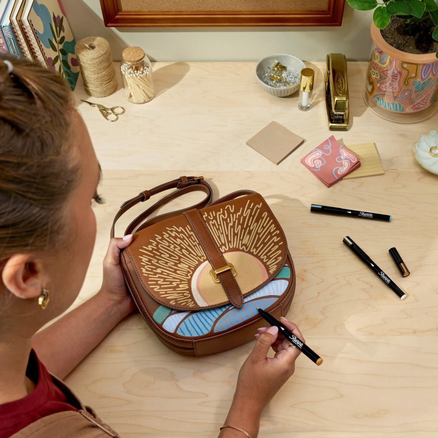 Creative Marker Brush Tip 5‑pack Earth Tones
